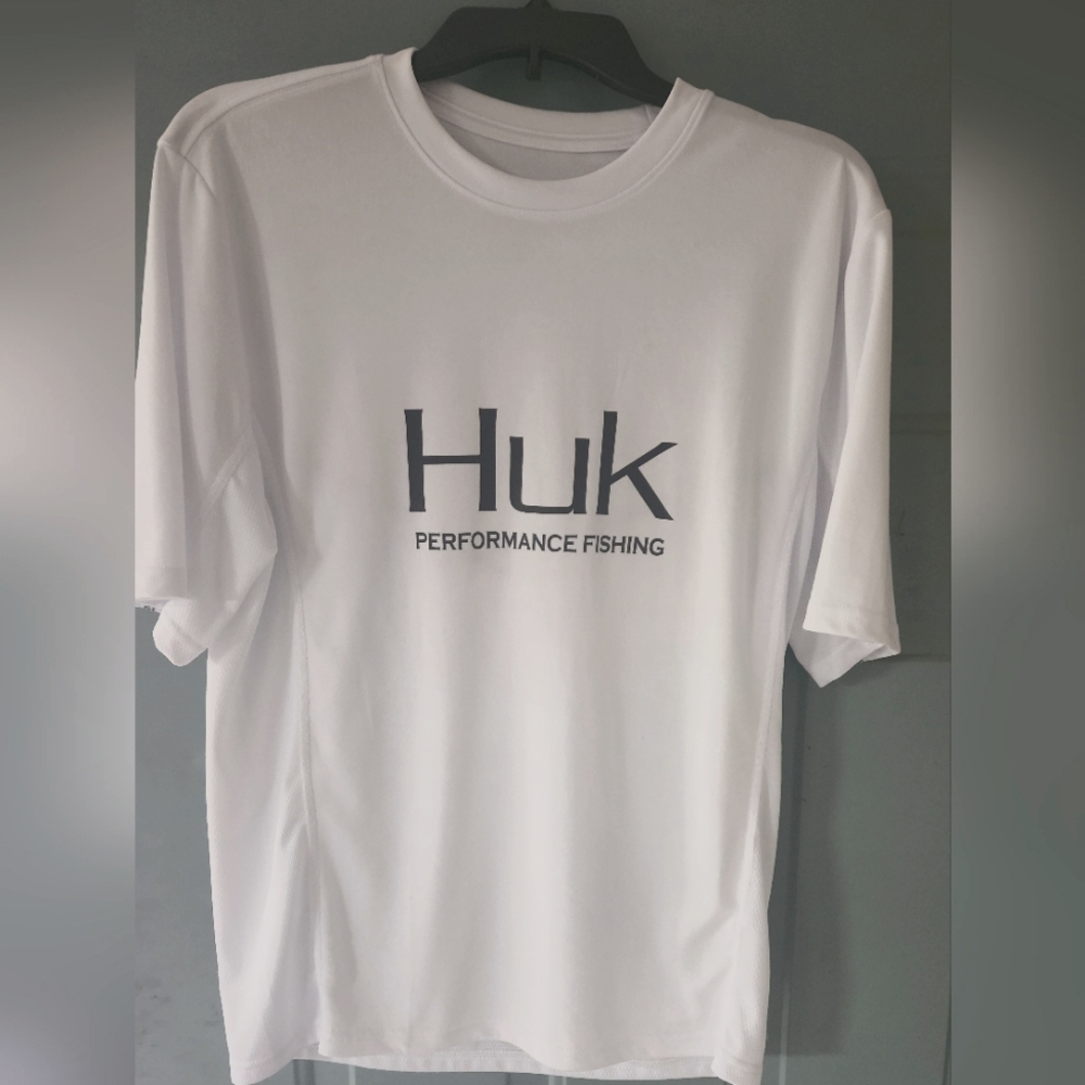 Mens Huk short sleeve fishing shirt